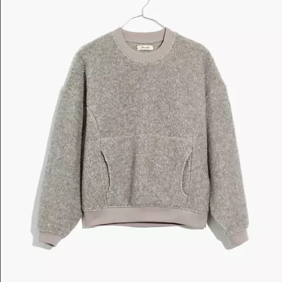 Madewell Polartec Fleece Crewneck Sweatshirt - Picture 2 of 6
